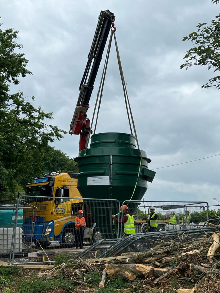 drainage sewage works