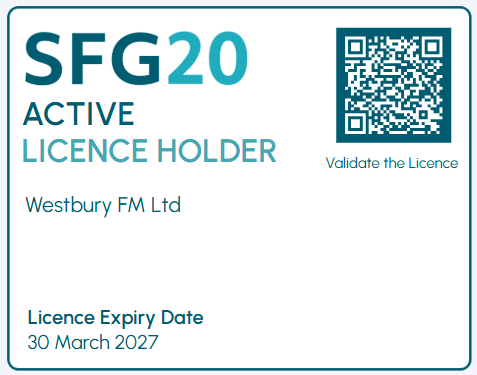 SFG20 active licence holder